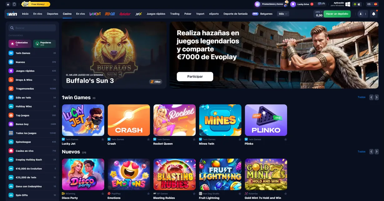 Catálogo de juegos en 1win argentina Catálogo de juegos en 1win argentina